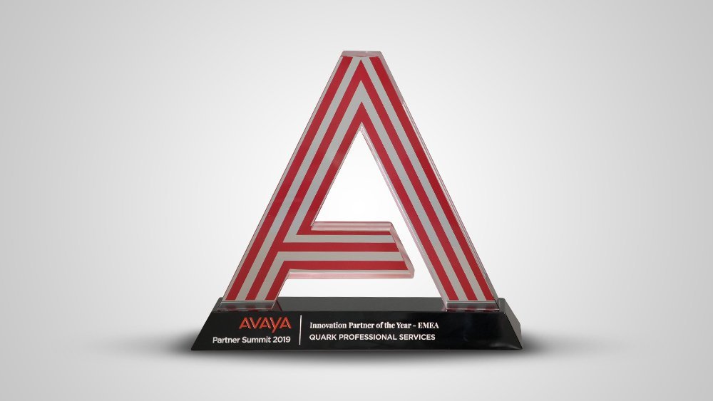 In 2019, we were honored with the Innovation Partner of the Year award by Avaya.